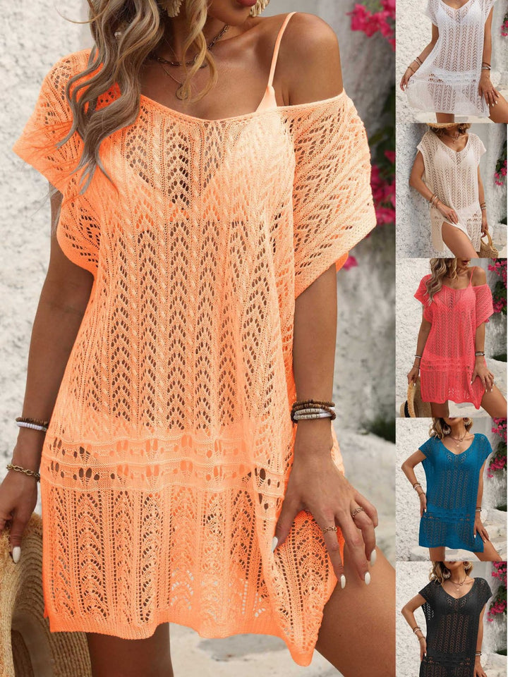 Lightweight crochet cover-up dress for women Lune London