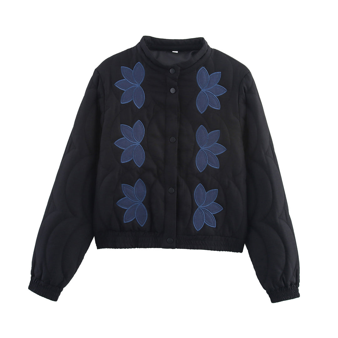 Quilted leisure jacket for women with floral design Lune London