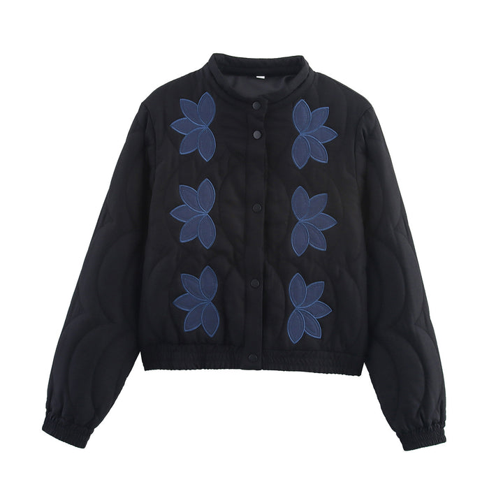 Quilted leisure jacket for women with floral design Lune London