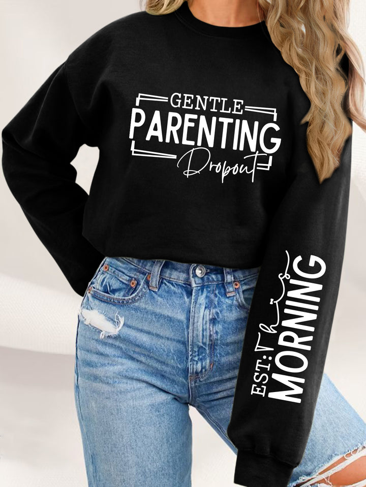 Sweat-shirt pour femmes avec motif parenté unique imprimé et coupe décontractée Chic & Stil