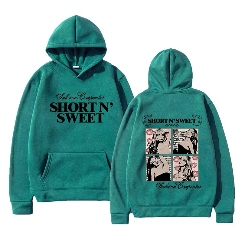 Sweat à capuche pour femmes avec design de bande dessinée créatif et coupe décontractée Chic & Stil