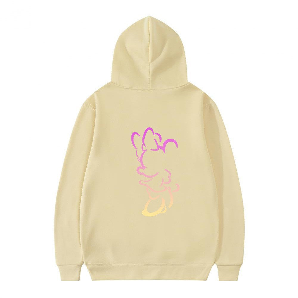 Women's hoodie with artistic cloud design and soft inner lining Chic & Stil