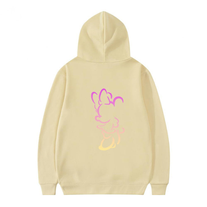 Women's hoodie with artistic cloud design and soft inner lining Chic & Stil