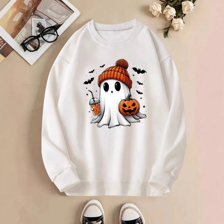 Women’s sweatshirt with Halloween motif Lune London