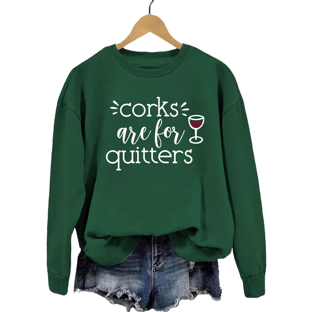 Sweatshirt pour femmes avec slogan créatif et coupe décontractée Chic & Stil