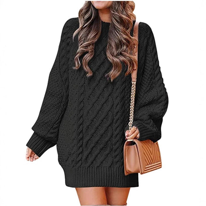 Pull à mailles larges pour femmes avec design en câble Chic & Stil