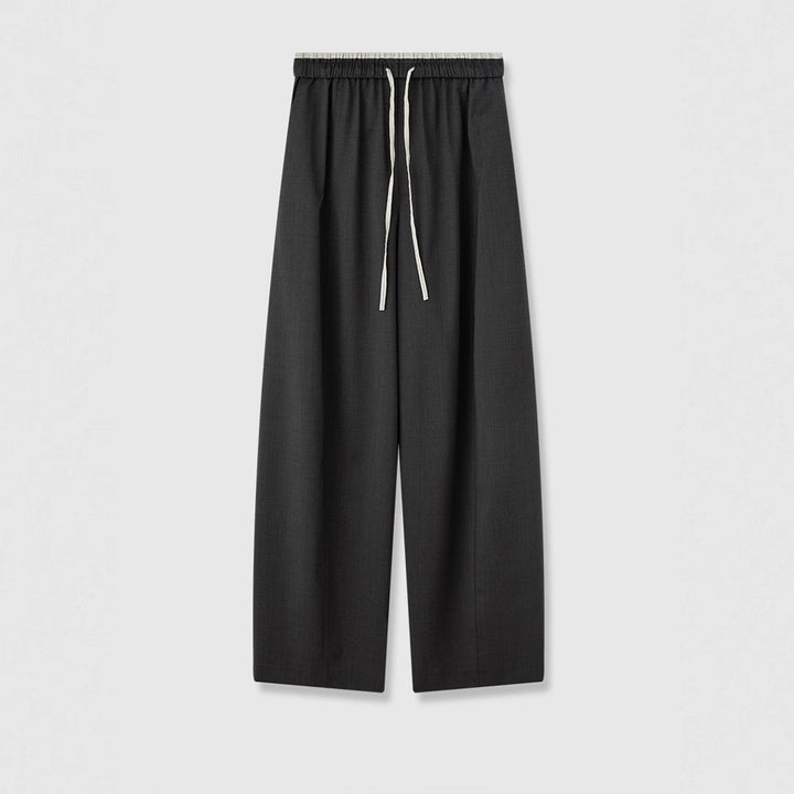 Casual Palazzo pants for women with elastic waistband and side pockets