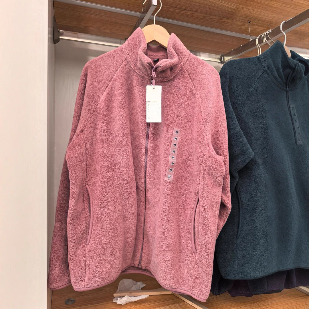 Veste en polaire pour femme avec col montant et poches latérales Chic & Stil