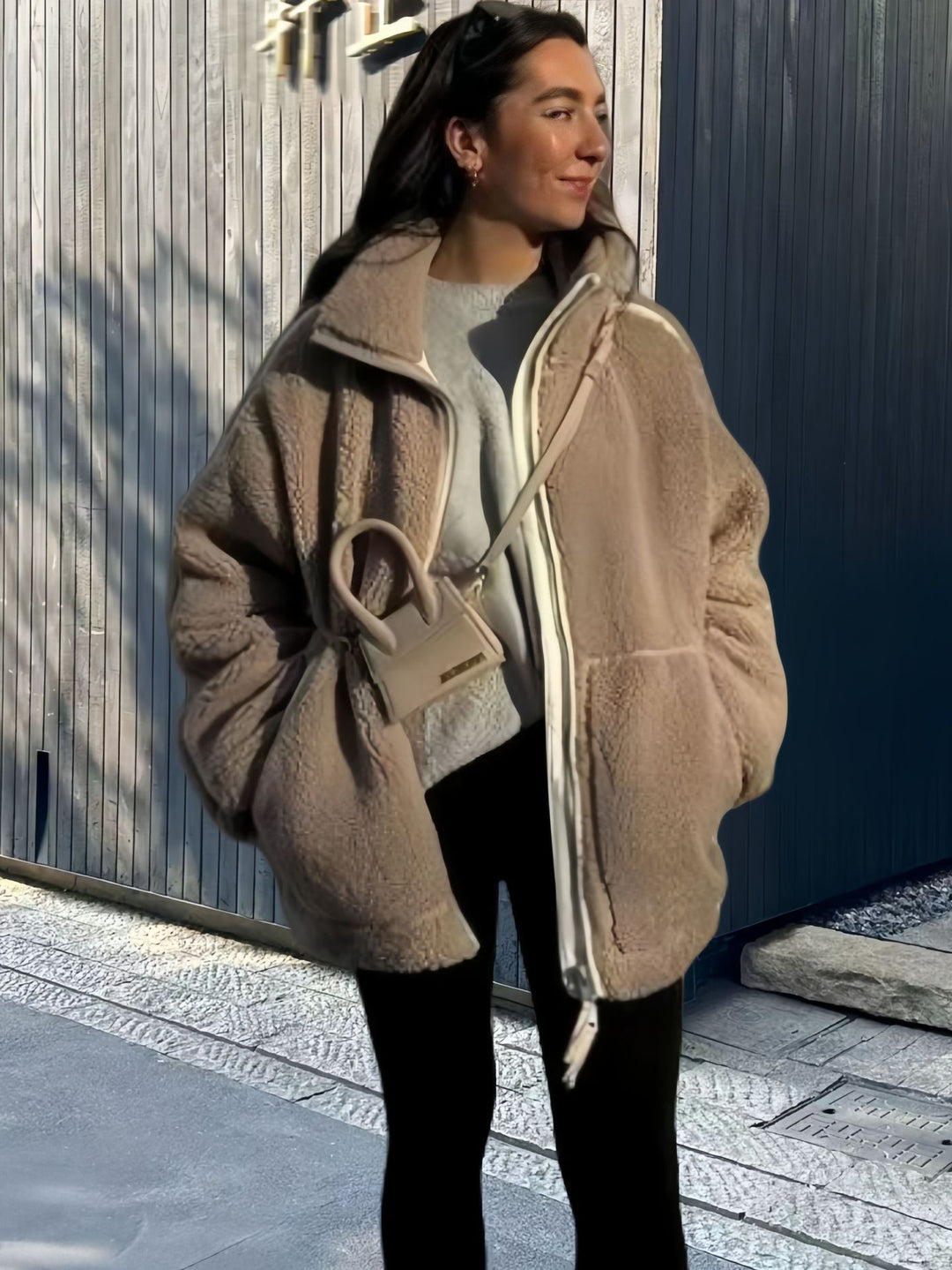 Ladies comfortable fleece jacket Lune London
