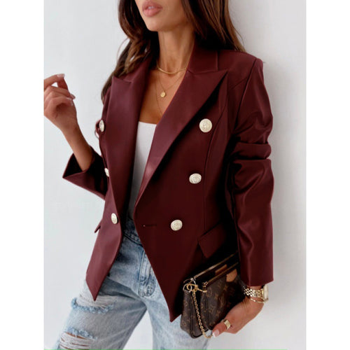 Trendy blazer jacket for women with double-breasted and elegant accents Lune London