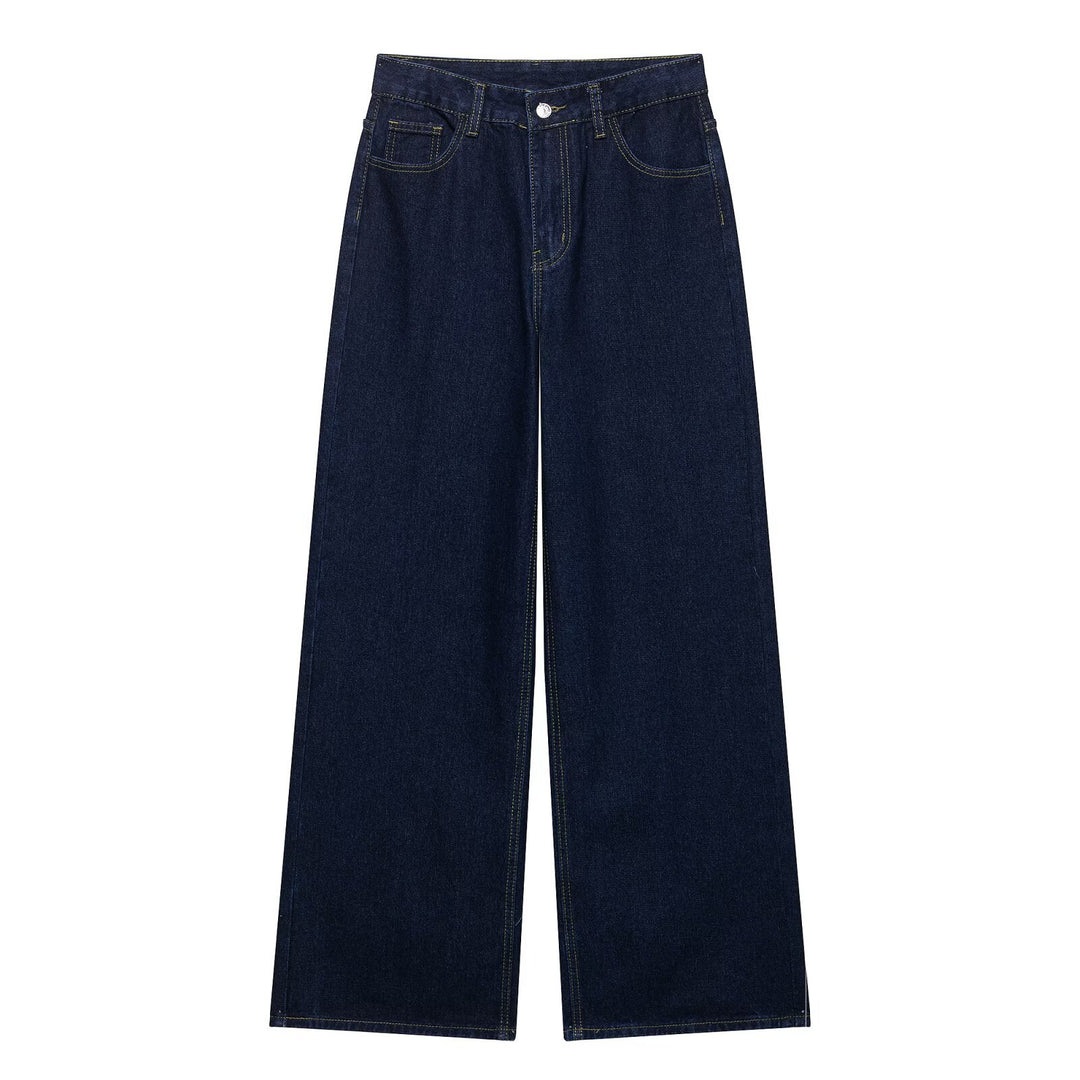 High-waisted denim pants for women with structured cut Lune London