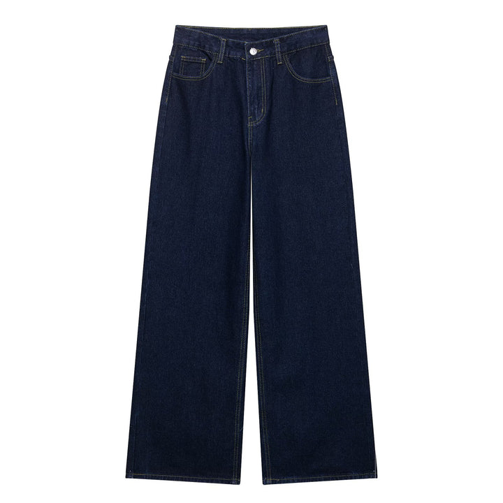 High-waisted denim pants for women with structured cut Lune London