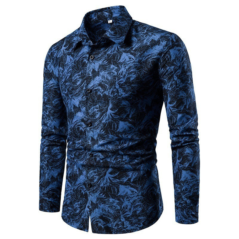 Shirt for men with creative floral pattern Lune London