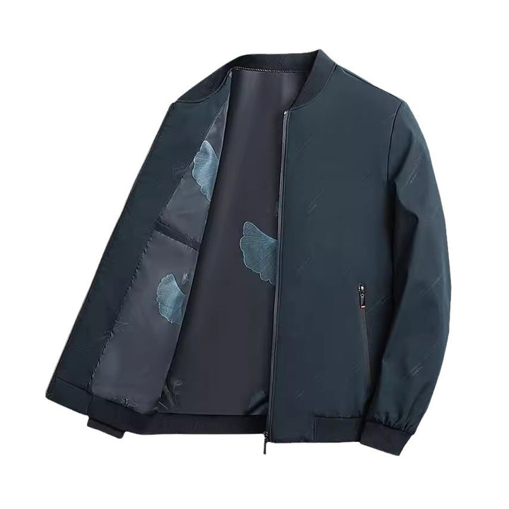 Modern transition jacket for men with practical high collar Lune London
