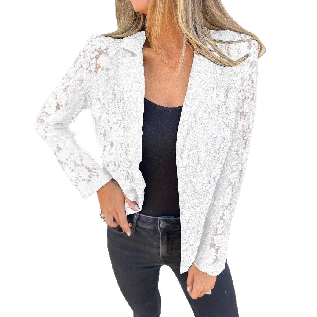 Chic Lace Blazer for Women