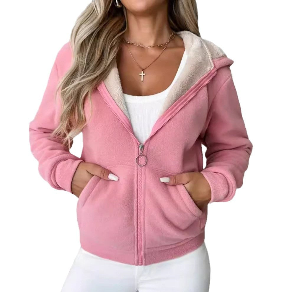 Veste polaire pour femmes avec intérieur en polaire doux et poches pratiques Chic & Stil