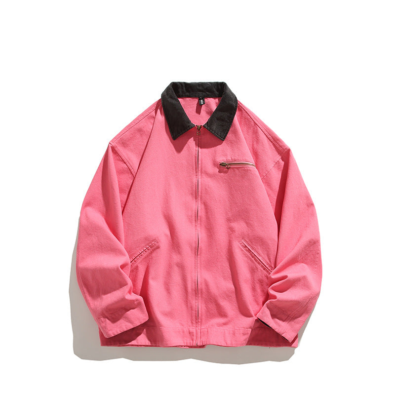 Casual transition jacket for men with sturdy high collar Lune London