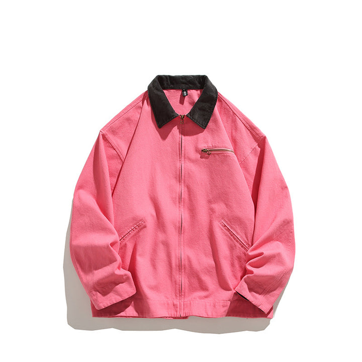 Casual transition jacket for men with sturdy high collar Lune London