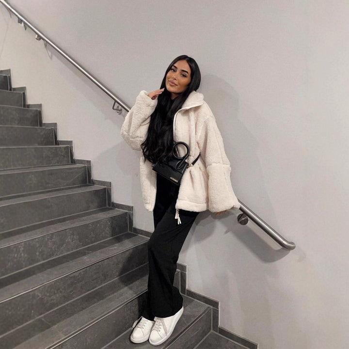 Ladies Chic and Stylish Plush Jacket