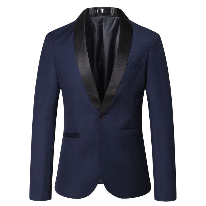 Men's Elegant Tuxedo Blazer with Stylish Satin Lapel Lune London