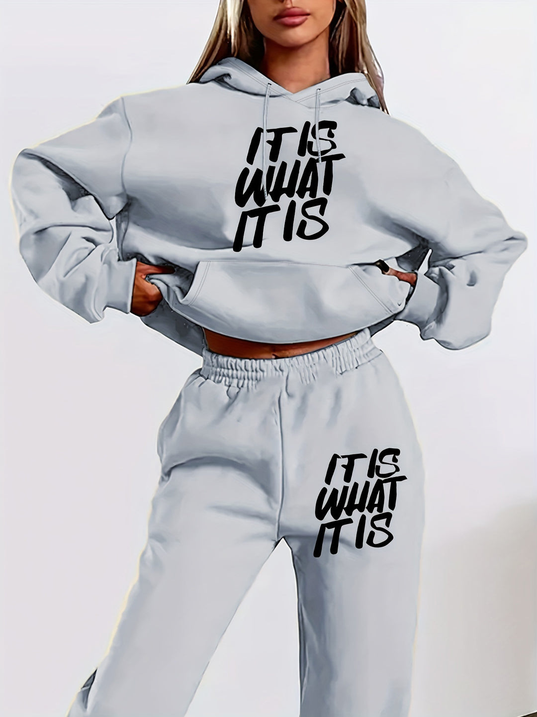 Ensemble de survêtement pour femmes avec impression élégante et coupe décontractée Chic & Stil