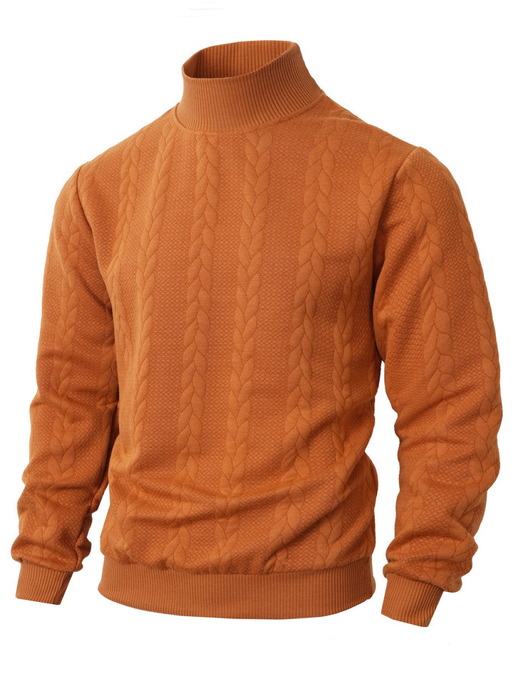 Structured high-neck sweater for men Lune London