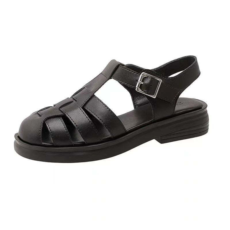Ladies Elegant Adjustable Heeled Sandals Lune London