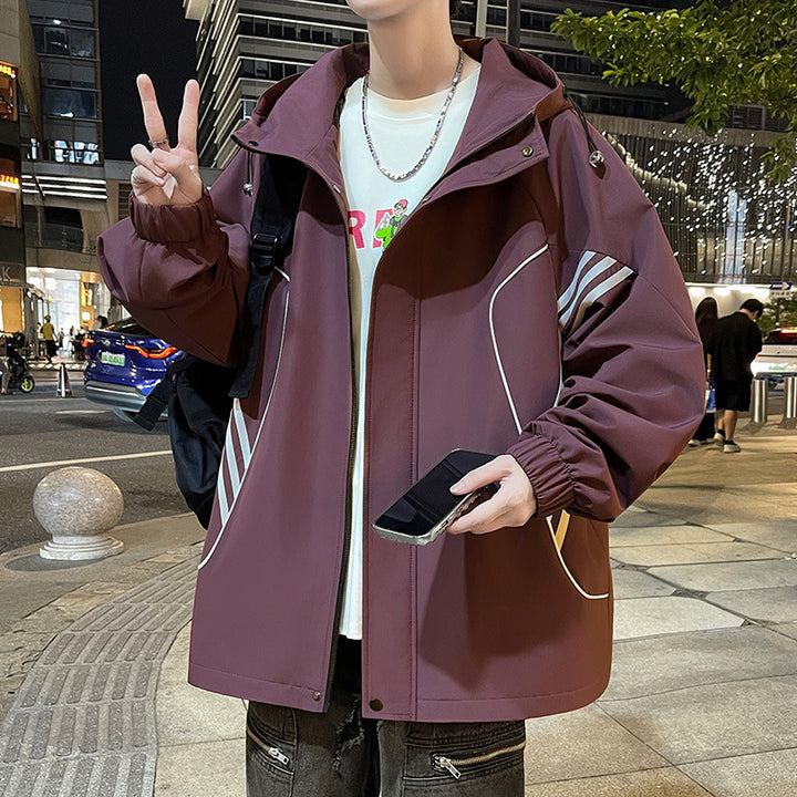 Lune London men's windbreaker transition jacket