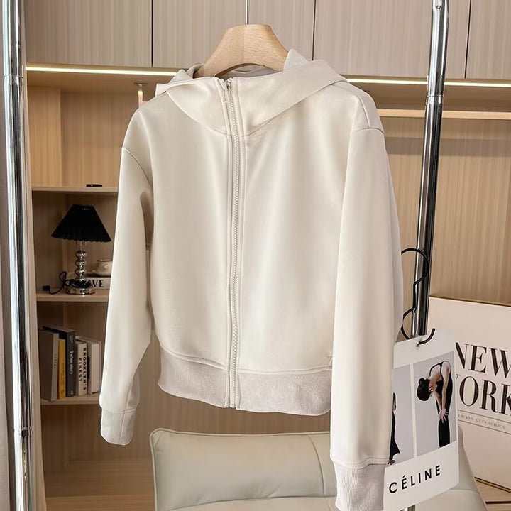 Veste à capuche confortable pour femmes avec zip innovant Chic & Stil