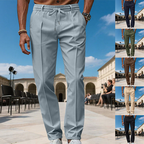 Lune London Elegant leisure pants for men with elastic waistband
