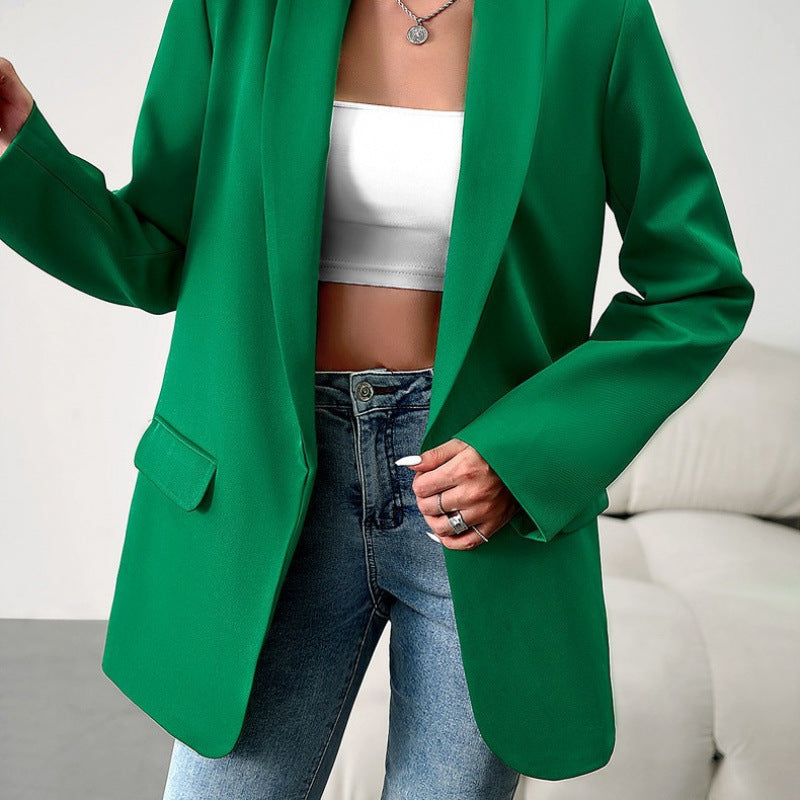 Women Open Fitted Blazer Lune London