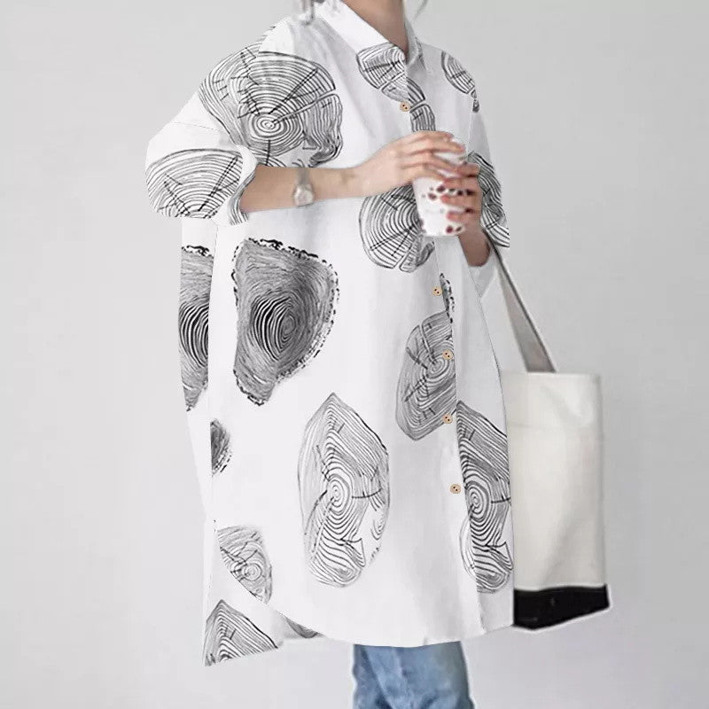Chic und Stil oversized button shirt
