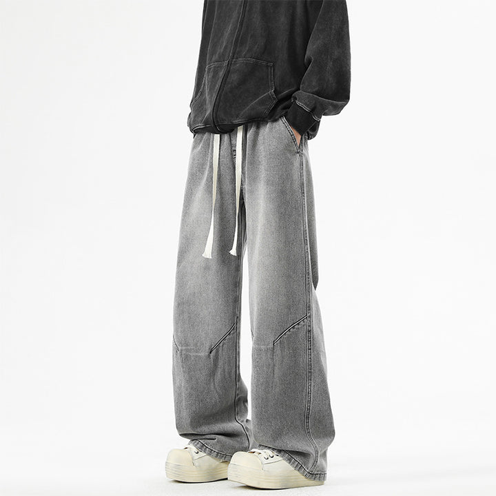 Wide high-waisted jeans for women with trendy details Lune London