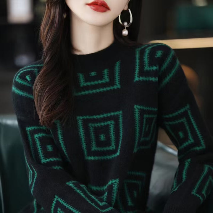Lune London patterned sweater for women