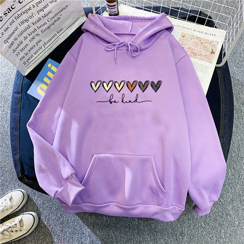 Women's hoodie with creative heart design Chic & Stil