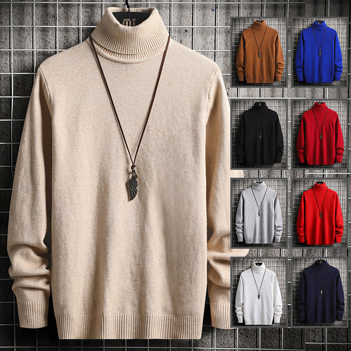 Men's Elegant High-Quality Knit Turtleneck Pullover Lune London