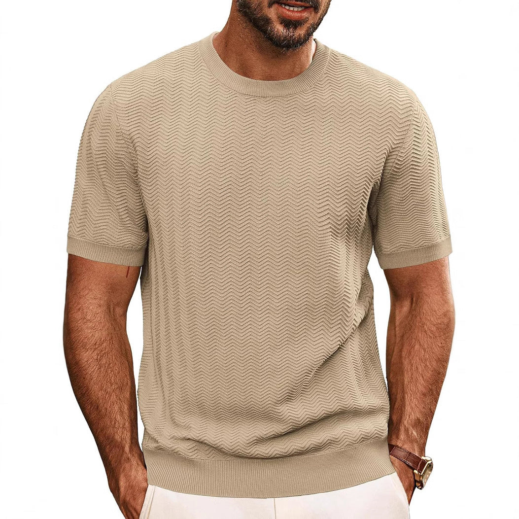 Men's structured crew neck t-shirt Lune London