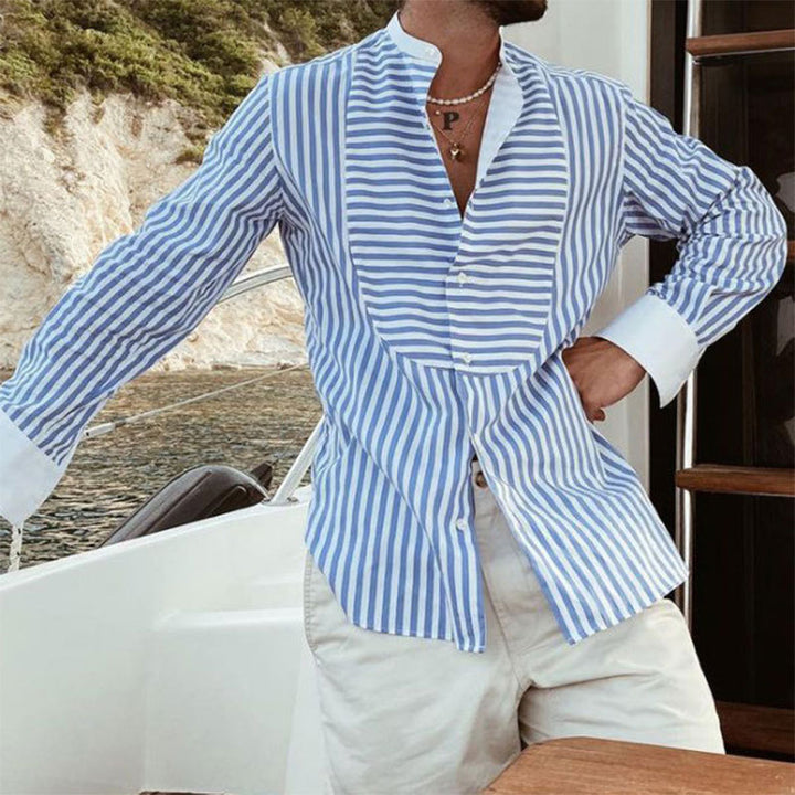 Lune London high collar shirt for men