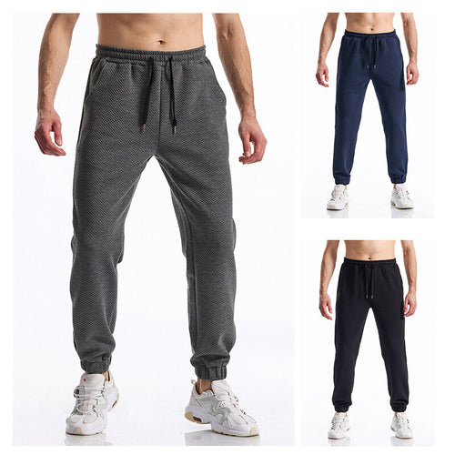 Lune London structured surface men's sport leisure pants