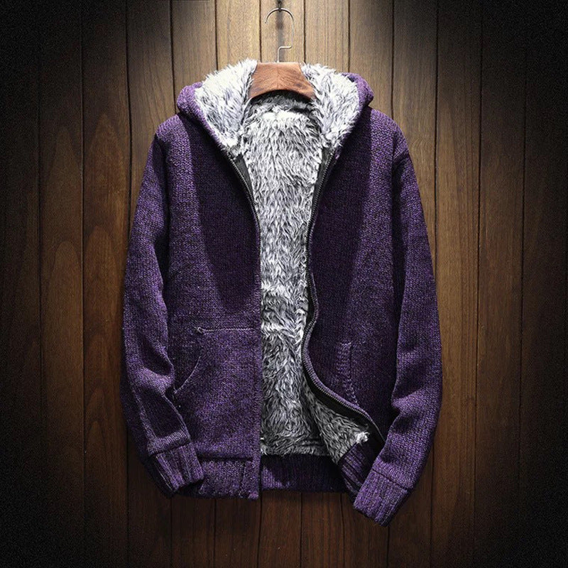 Lune London | Men's Cozy Hoodie Jacket with Soft Inner Lining and Side Pockets