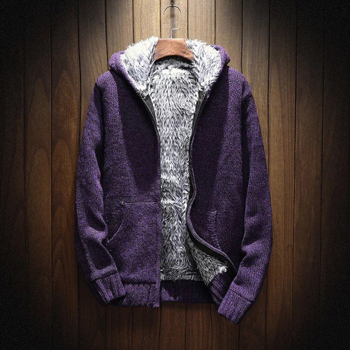 Lune London | Men's Cozy Hoodie Jacket with Soft Inner Lining and Side Pockets