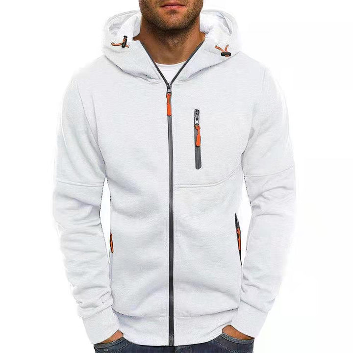 Men's sports hoodie with practical zip pockets and breathable material Lune London
