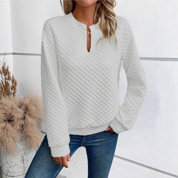 Women's sweatshirt with textured design Lune London