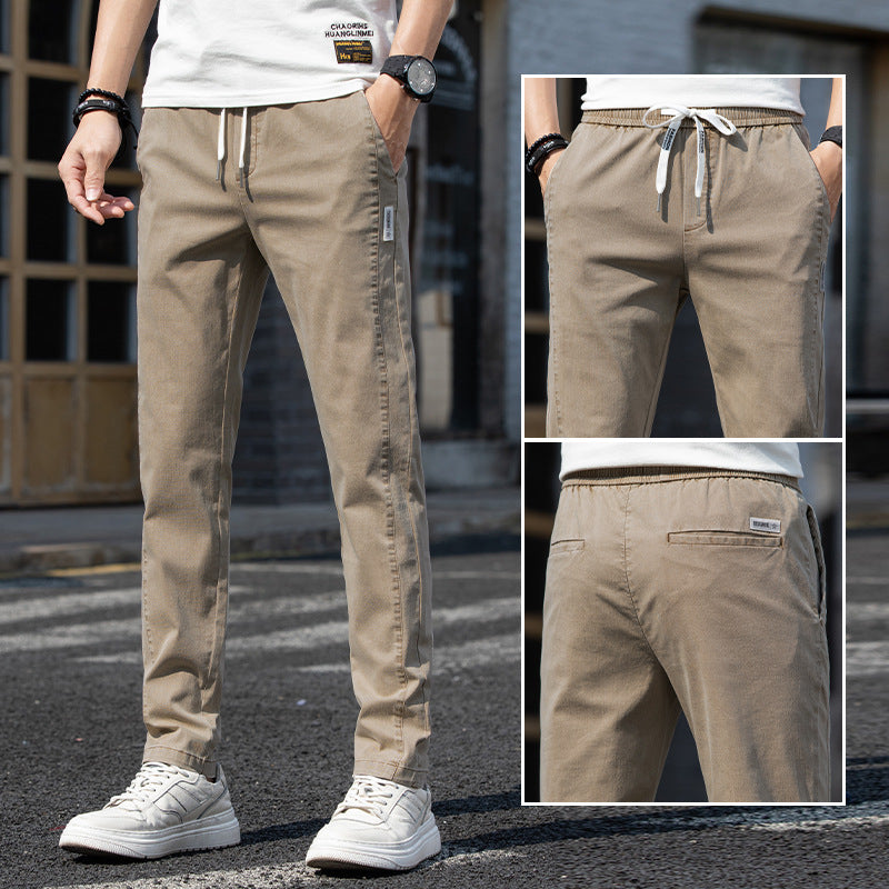 Pantalon utilitaire décontracté pour hommes avec taille réglable Lune London