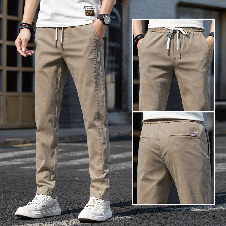 Pantalon utilitaire décontracté pour hommes avec taille réglable Lune London