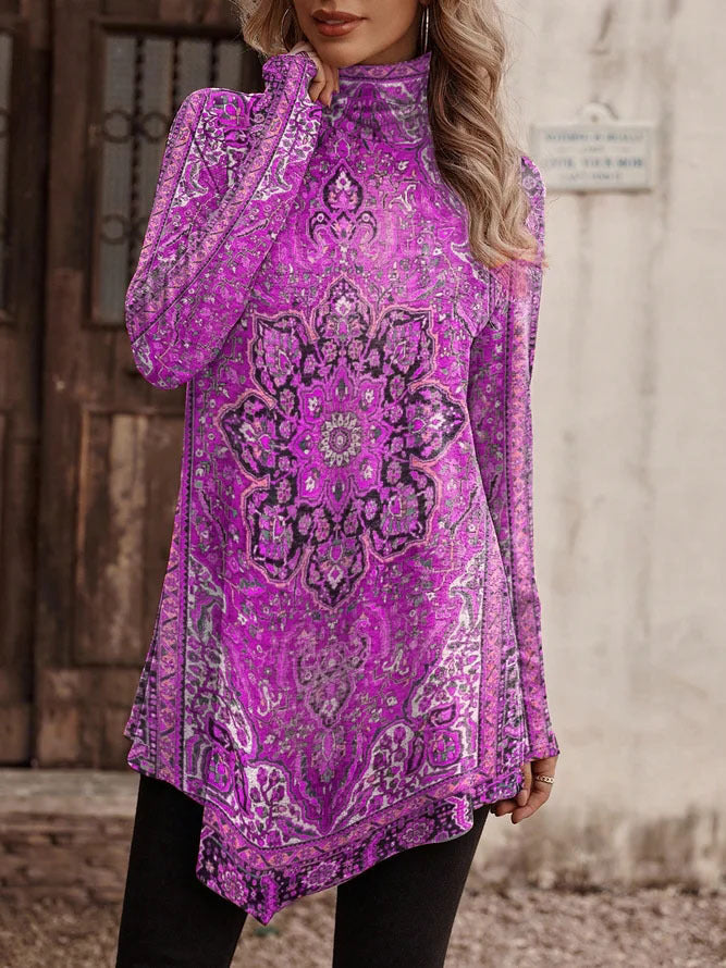 Ladies elegant and modern long T-shirt Lune London