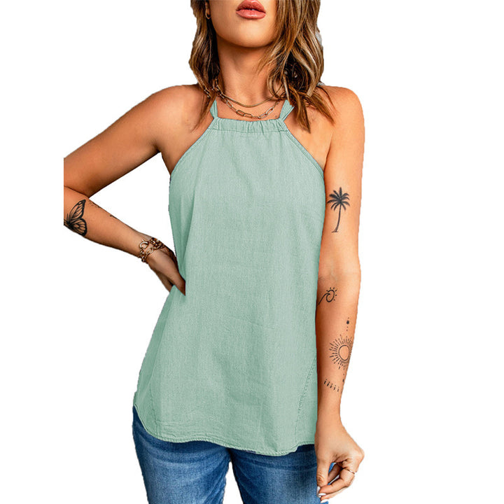 Women's lightweight summer top with spaghetti straps Lune London