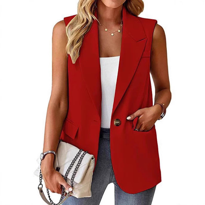Women Chic Blazer Vest Lune London
