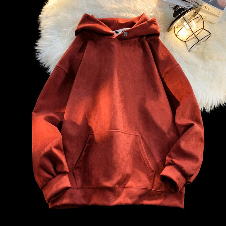 Comfortable hoodie for women with a modern velvet look Lune London
