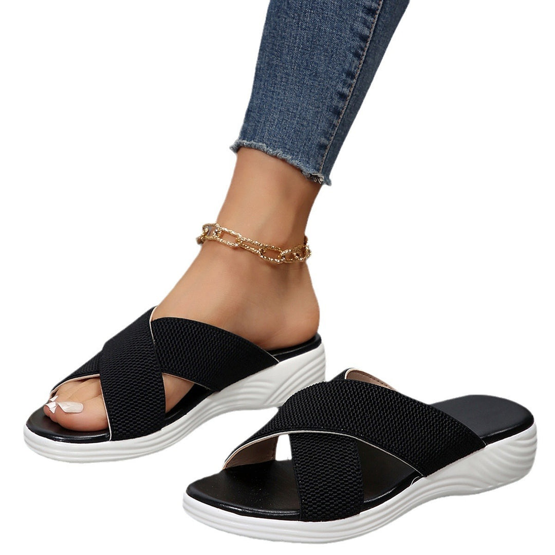Stylish wellness sandals for ladies with cushioned sole Lune London